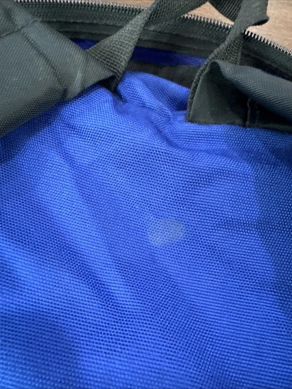 Vintage Jansport Backpack Suede Leather Bottom Retro 90’s Book Bag Blue